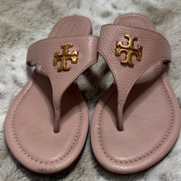 Tory Burch Shoes - Tory Burch Blush Leather Sandals